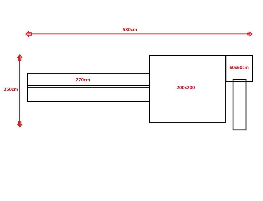 Plac zabaw - małpi gaj 2x2x2 z huśtawkami i ślizgiem
