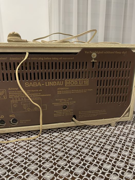 Radio lampowe Saba Lindau Mod.LI 18