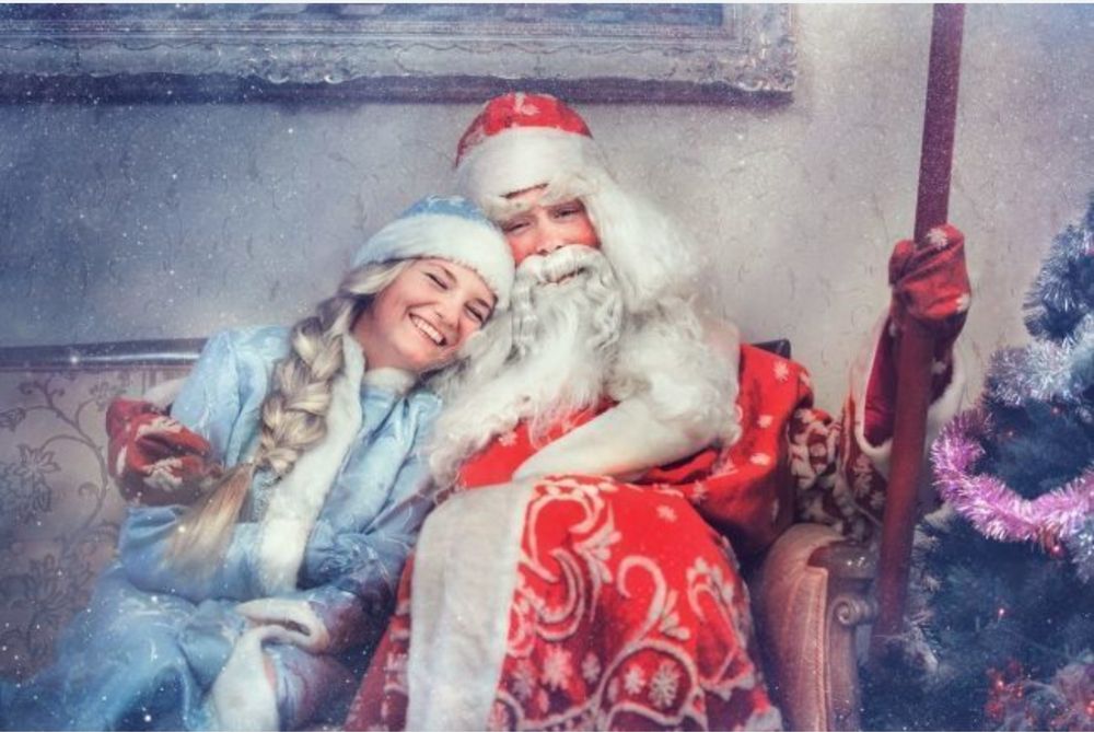 Костюм Діда Мороза та Снігуроньки