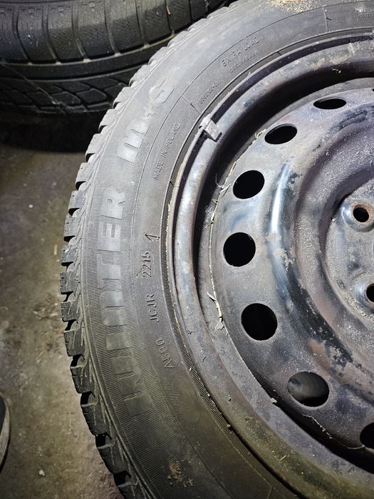 Koła felgi stalowe 15" 4x100 5.5j et45 otwór54 opony zimowe 185/60R15