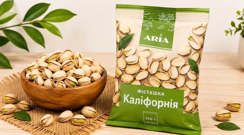 Фісташки Каліфорнія «ARIA» 500 г США опт/Фисташки Калифорния «ARIA» 500 г США опт