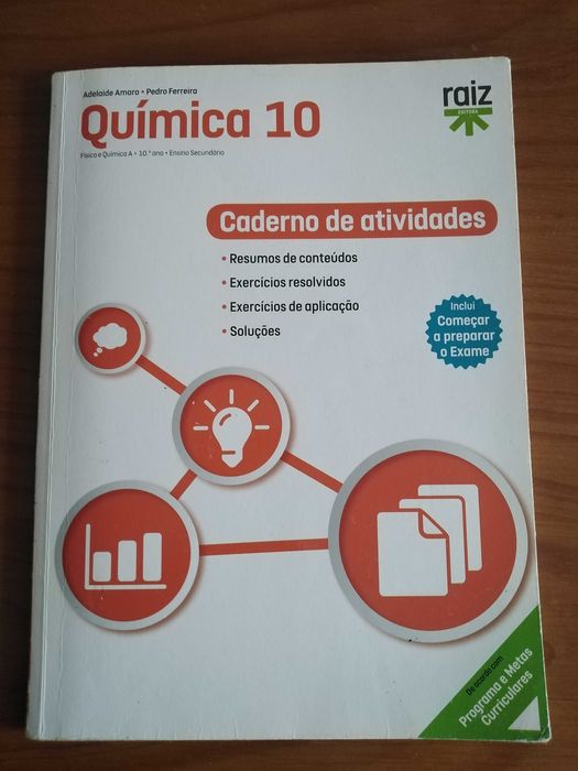 Fisica e Quimica 10º e 11ºano- Cadernos de atividades (como novos)