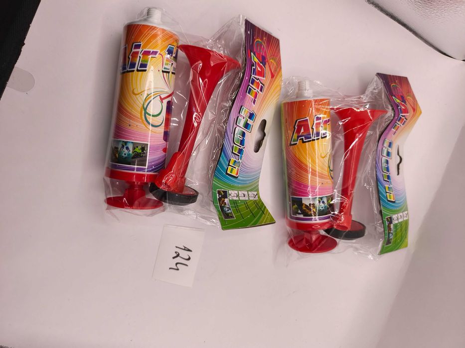 2x ręczna trabka kibica klakson na stadion mecze piłka nożna