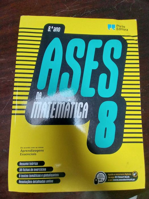 Livro de Matematica de apoio Ases 8