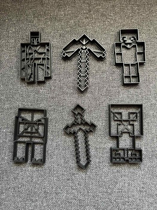 Foremki na ciastka  minecraft
