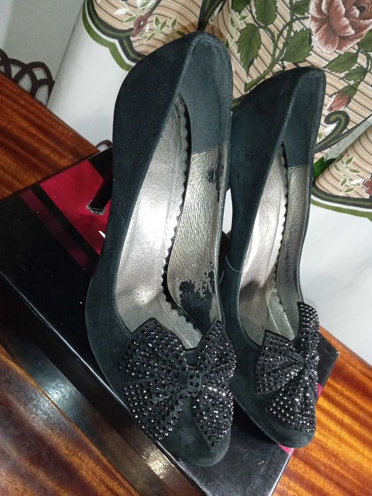 Туфлі 38 р. натуральна замш