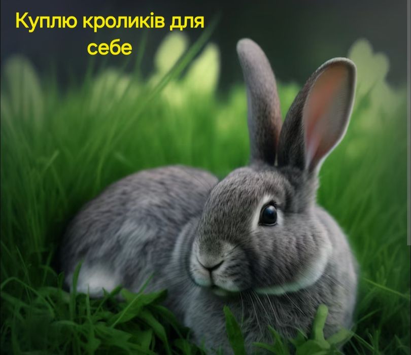Кролi різні,  для себе.