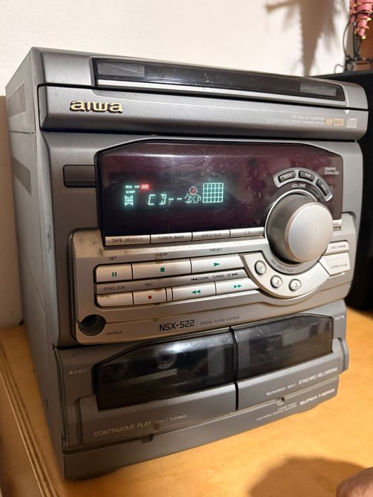 Aparelho de música AIWA