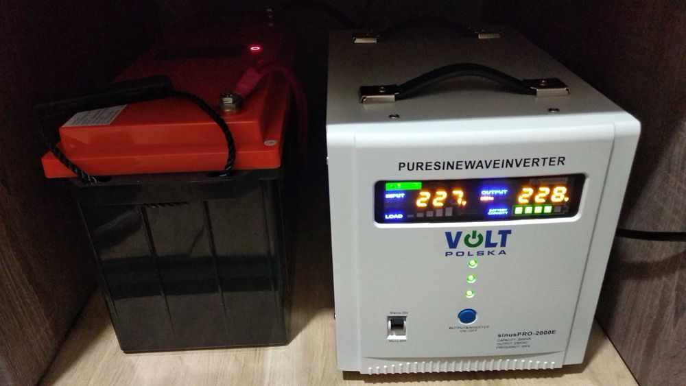 Безперебійник - Інвертор - ДБЖ Volt Polska SINUS PRO 2000E - ЧИСТИЙ СИНУС!