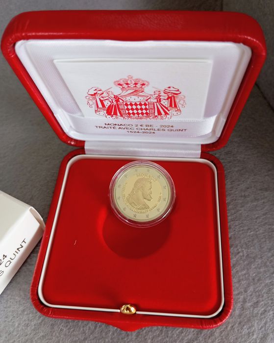 Moedas 2 euros, Proof, Mónaco