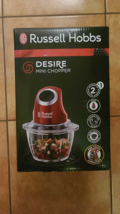 Подрібнювач Russell Hobbs чаша 0,5 л скло 200 Вт 4200 об/хв нове