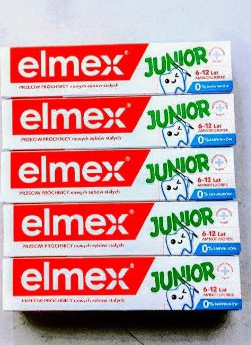 Elmex Pasta do zębów przeciw próchnicy i Junior 10 szt.
