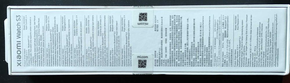 Smartwatch Xiaomi Watch S3 47mm GPS Srebrny na gwarancji