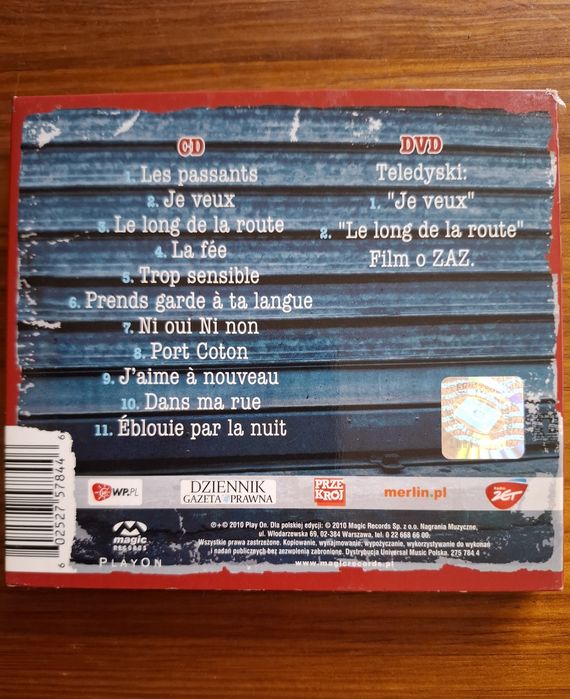 ZAZ CD+DVD edycja specjalna