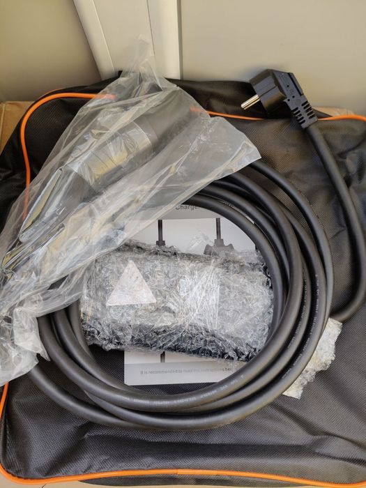 Нова зарядка Тесла 16А FEYREE 3.5KW Tesla 5м кабель+сумка type1/2