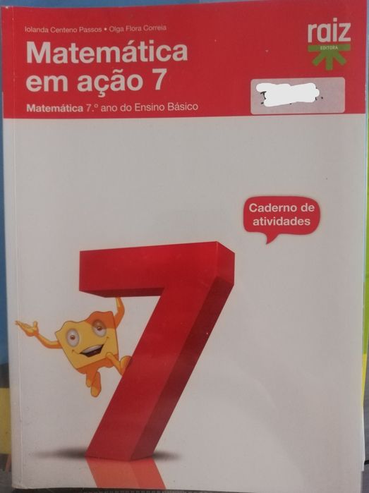 Livros escolares 7 ano - cadernos de fichas