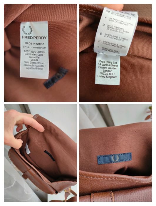 Кожаная сумка Fred Perry сумка через плечо мессенджер fred perry

Ориг