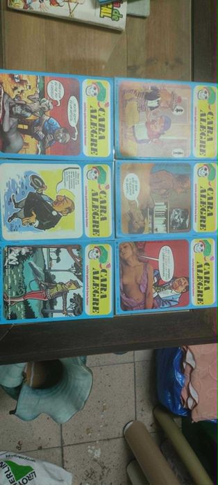Revistas anos 70 Cara Alegre publicação portuguesa de banda desenhada erótica e de humor