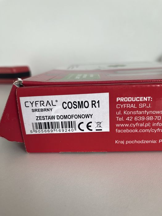 Zestaw domofonowy cyfral cosmo r1