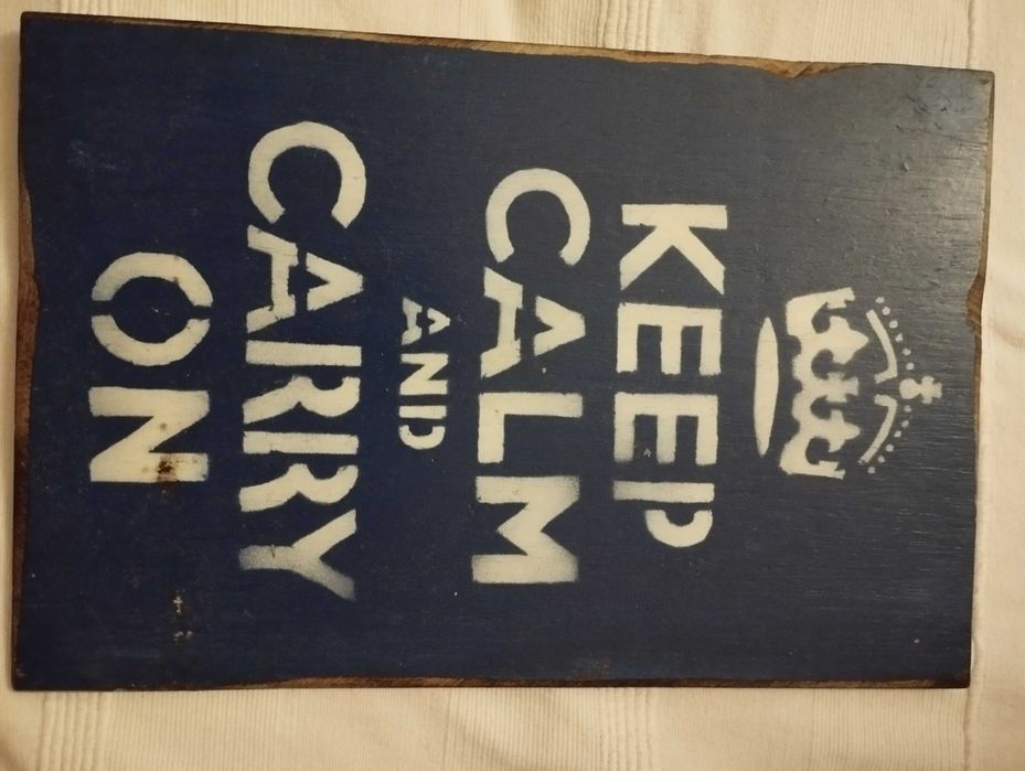 Placas retro com mensagens