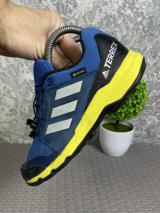 Adidas Terrex gore-tex кроссовки полуботинки 33 размер детские синие