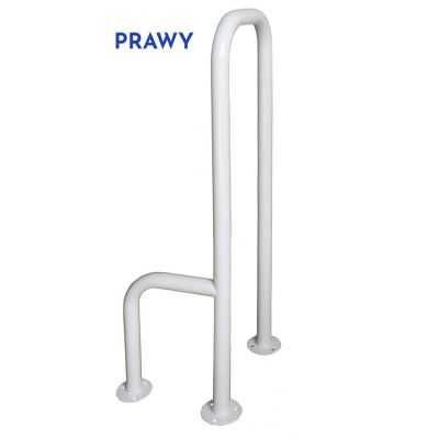 Uchwyt do WC mocowany do podłogi lewy/prawy