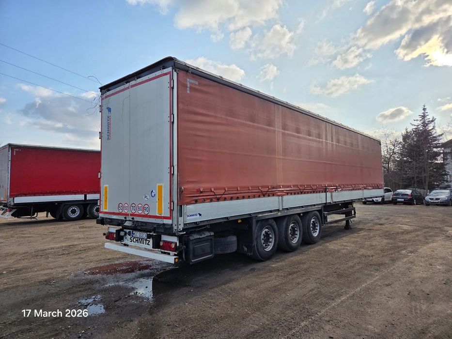 Schmitz Cargobull Burto-Firanka *Nowy dach*  burty Aluminiowe 60cm, NOWY dach