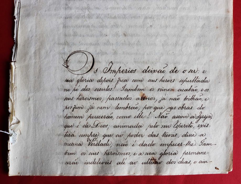 A Chrisma em Coimbra 1832, manuscrito