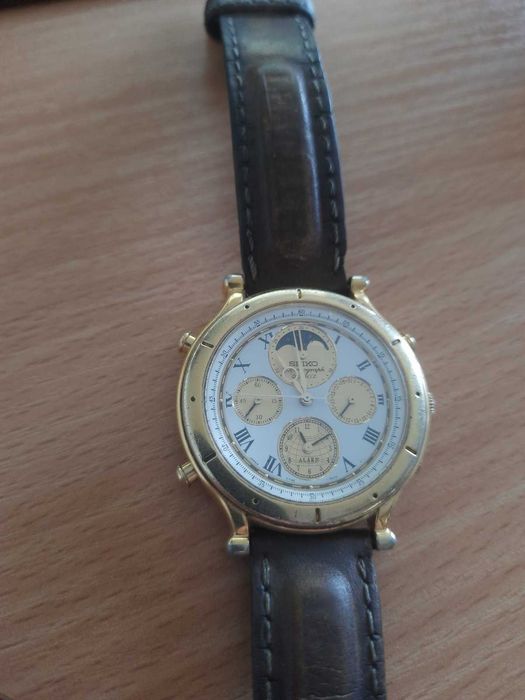 Часы Seiko 7t36 кварцевые с хронографом