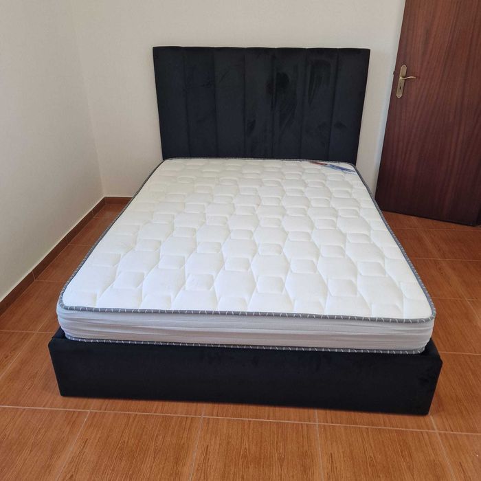 Camas De Casal Estofadas ALTA GAMA - MODELO GOMOS - Top de Gama 190x140m Estrado Incluído!!