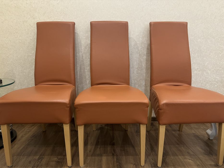 Стулья кожаные б у из Германии
