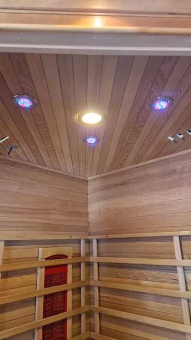 Sauna infra red infrared podczerwień narożna 2os kabina grzewcza