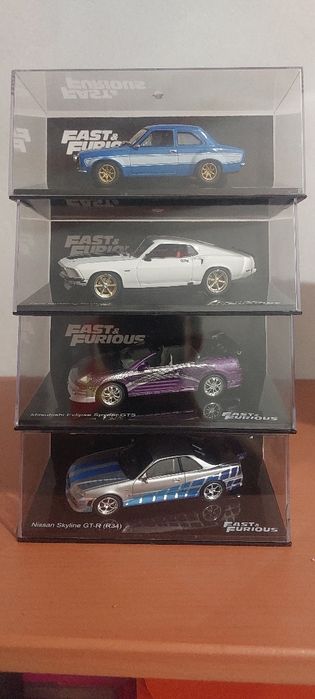 Carros velocidade furiosa 1:43
