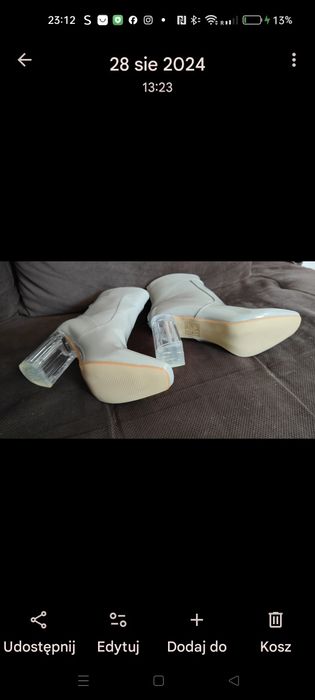 Nowe botki rozmiar 38