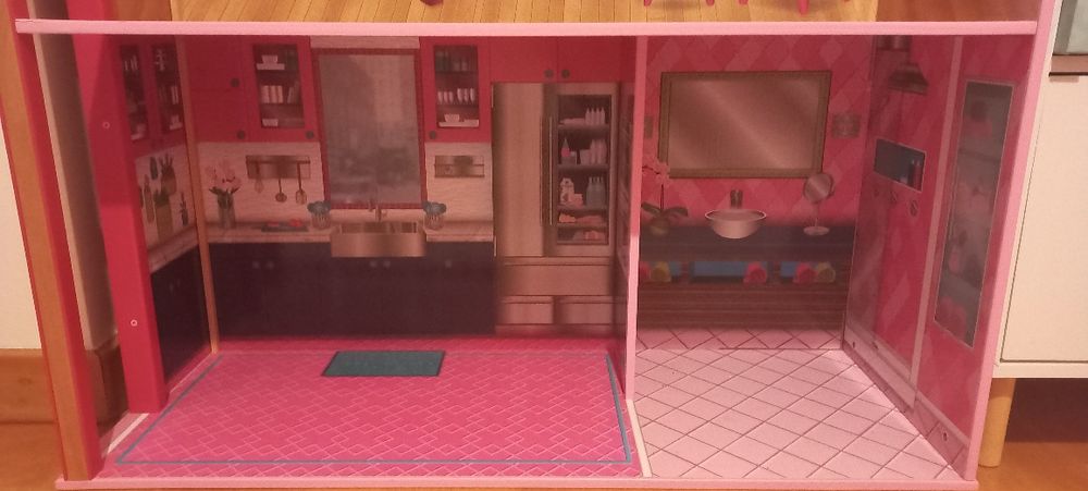 Casa das Barbies em madeira