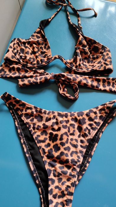 Bikini panterka brazilian South Beach dwuczęściowy strój kąpielowy
