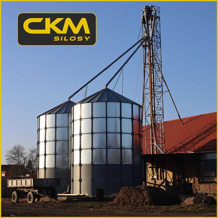 Gotowy NOWY silos lejowy paszowy 18,8 m3 – od polskiego producenta!