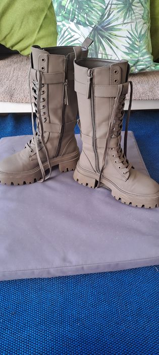 Botas zara estilo militar