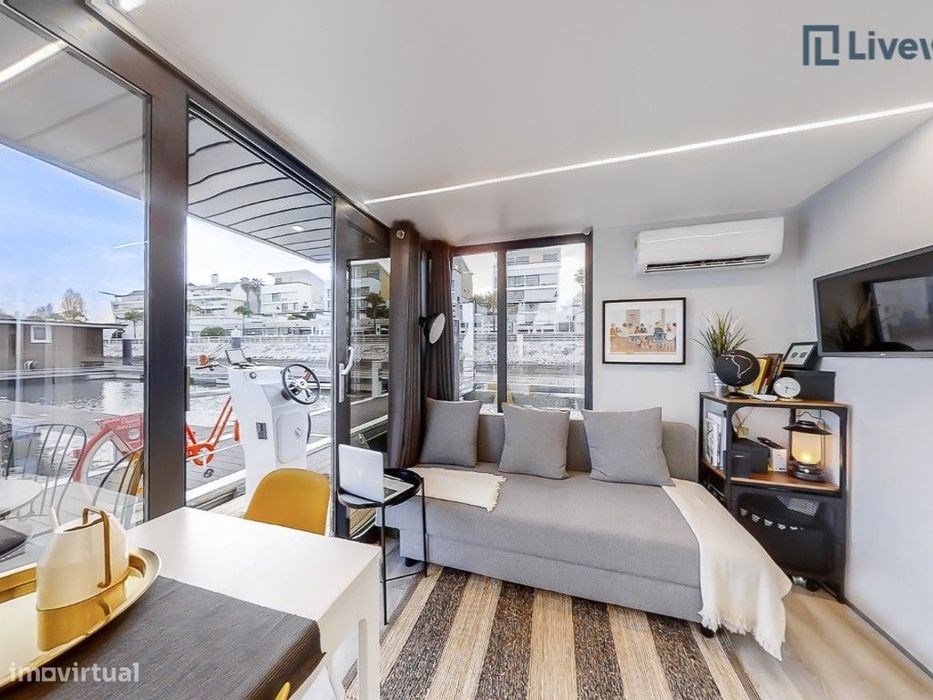 Casa barco com 1 quarto e rendimento fixo de 10% | rendimento passi...