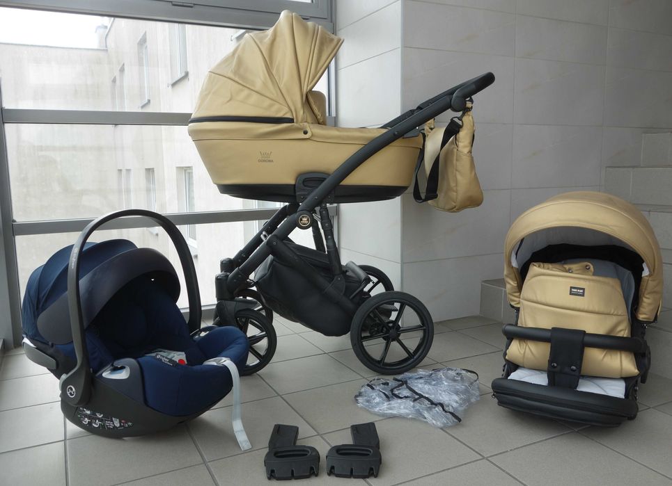 Wózek dziecięcy 3w1 Tako Corona z fotelikiem Cybex Cloud Z