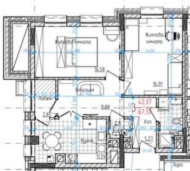 Новобудова в центрі