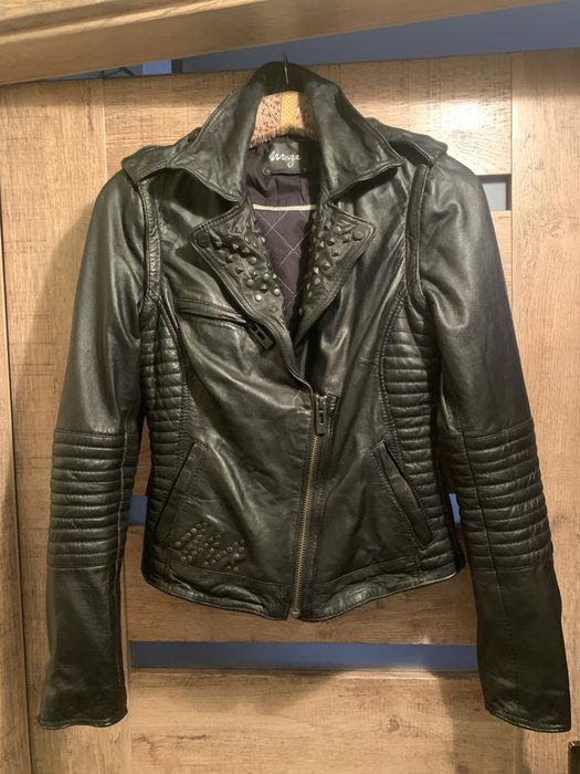 Damska skórzana kurtka. Ramoneska, firmy Maze.