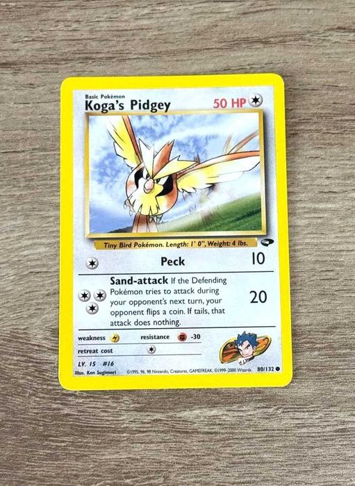 Gym Challenge Cartas Originais Pokémon TCG WOTC - ING