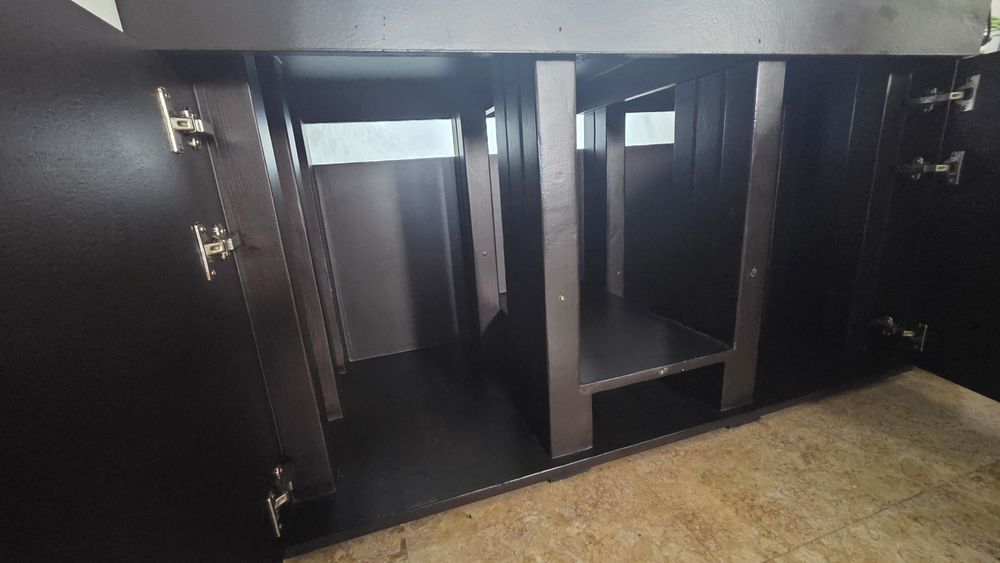 Aquário 590litros 140x65x65  vidro extra claro  com móvel acessórios e  rochas