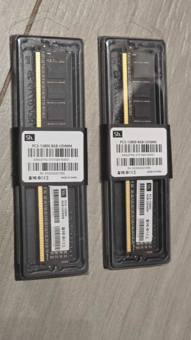 Pamięć RAM do PC Sh. DDR3 UDIMM 1600mHz 16GB 2x8GB