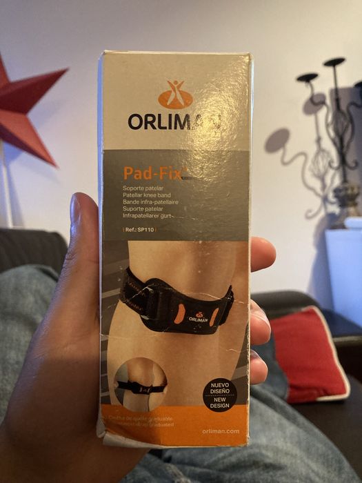 suporte patelar com silicone Pad-Fix da marca Orliman