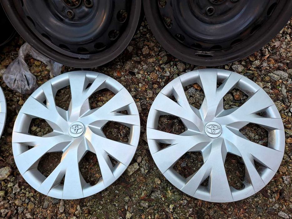 4X100 Felgi Stalowe TOYOTA YARIS III 15 Cali + Nakrętki + Ori Kołpaki