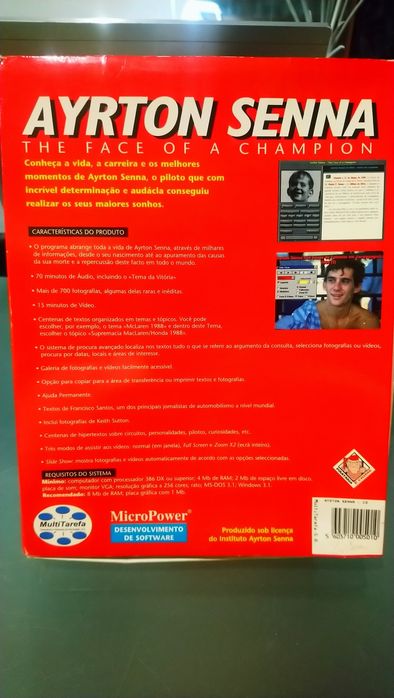 Ayrton Senna Biografia CD-ROM