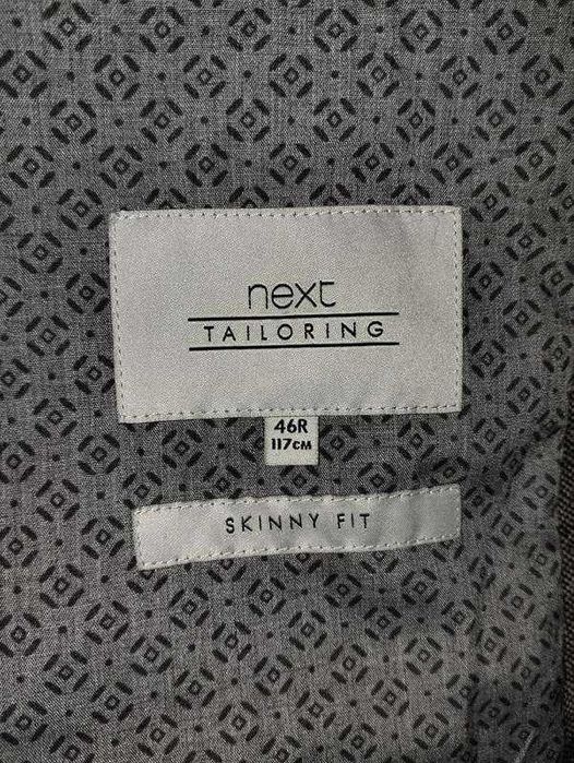 Новий чоловічий піджак класичний next сірий мужской