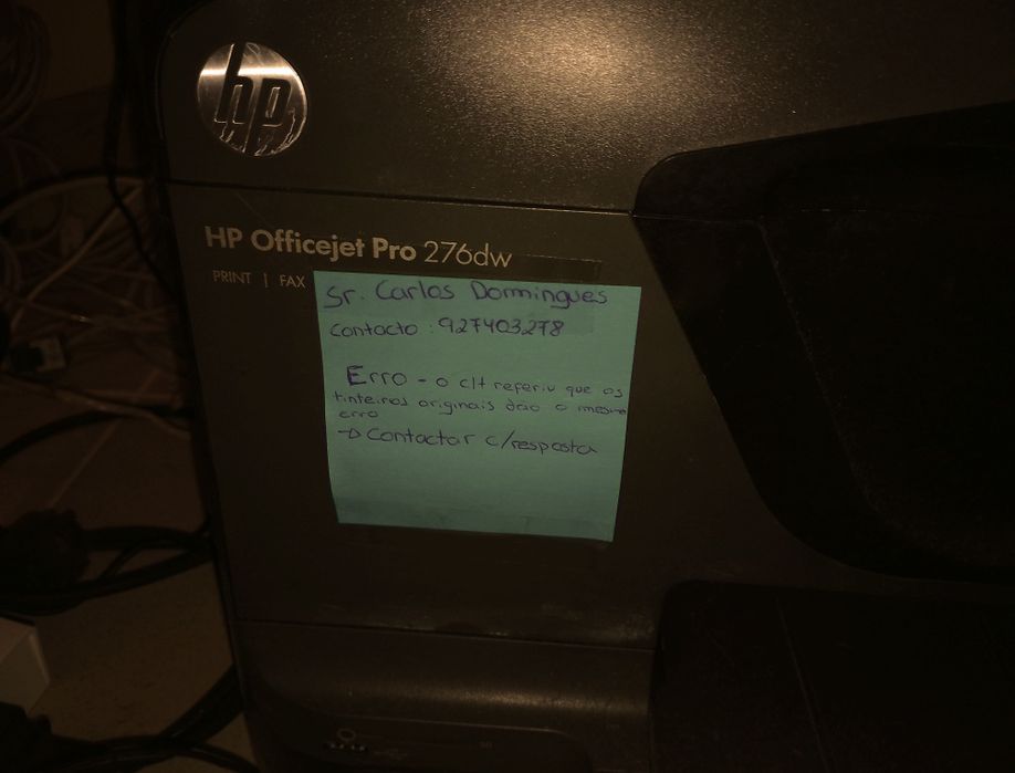 Impressoras para peças com toner
